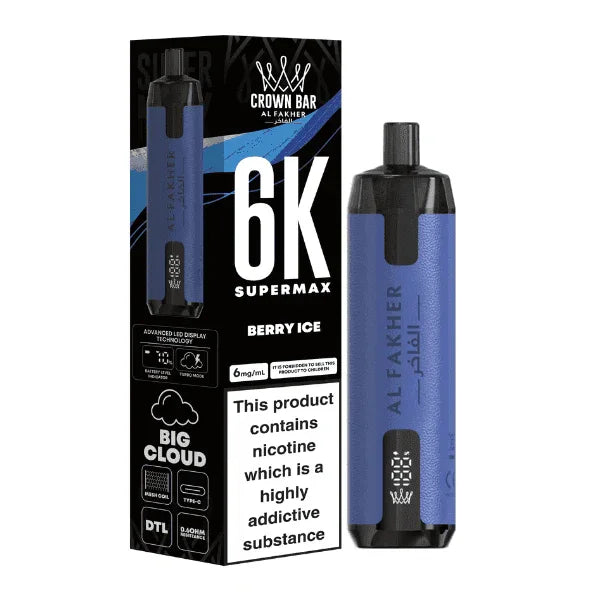 Al Fakher Supermax 6K Berry Ice