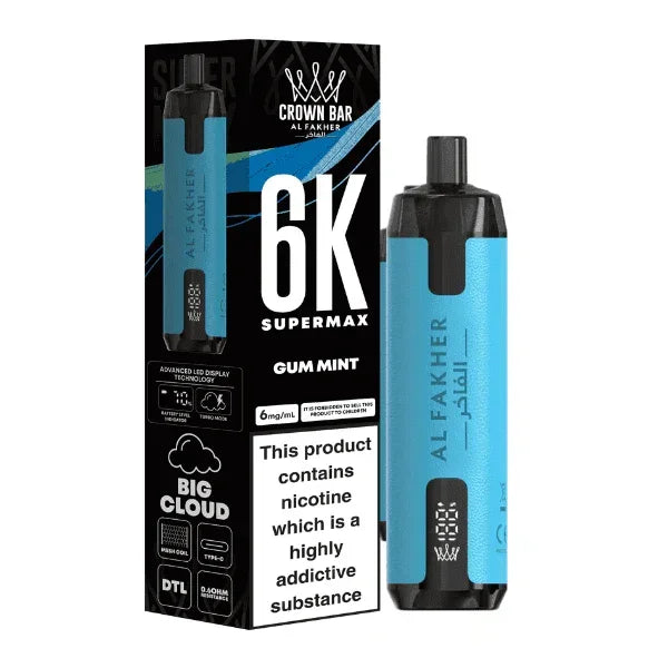 Al Fakher Supermax 6K Gum Mint