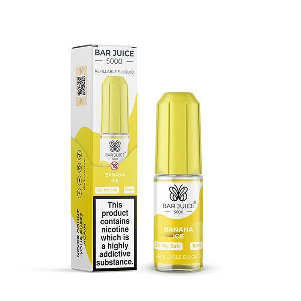 Bar Juice 5000 Banana Ice 20MG Salt Nicotine - Vape Connect Online