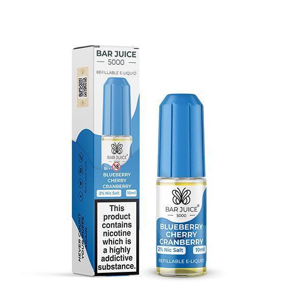 Bar Juice 5000 Blueberry Cherry Cranberry 20MG Salt Nicotine - Vape Connect Online