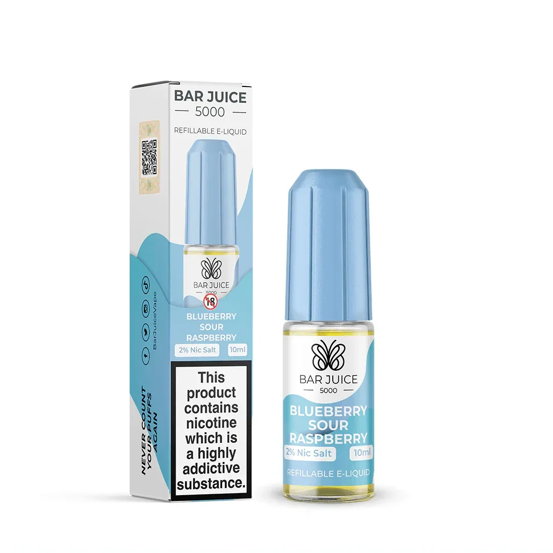 Bar Juice 5000 Blueberry Sour Raspberry 20MG Salt Nicotine - Vape Connect Online