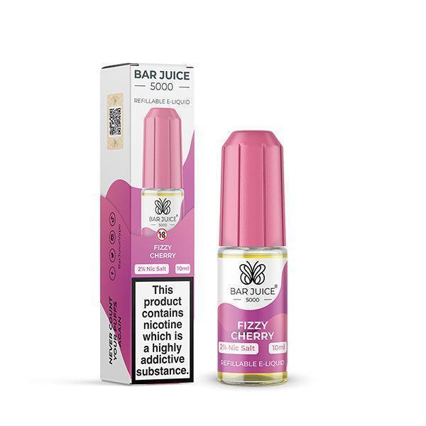 Bar Juice 5000 Fizzy Cherry 20mg Salt Nicotine - Vape Connect Online