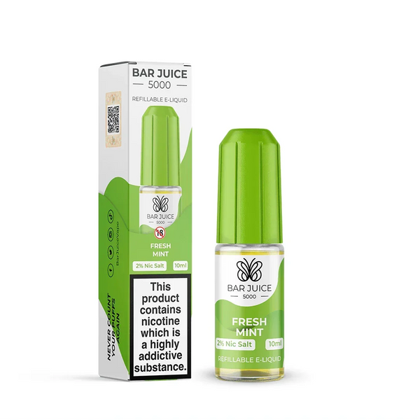 Bar Juice 5000 Fresh Mint 20MG Salt Nicotine - Vape Connect Online