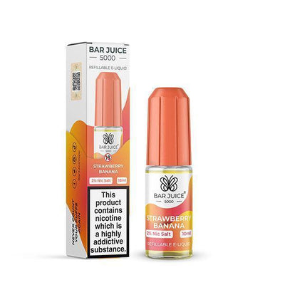 Bar Juice 5000 Strawberry Banana 20mg - Vape Connect Online