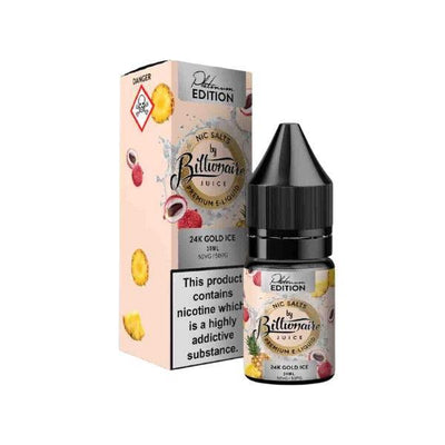 Billionaire Juice 24K Gold Ice Salt Nicotine - Vape Connect Online