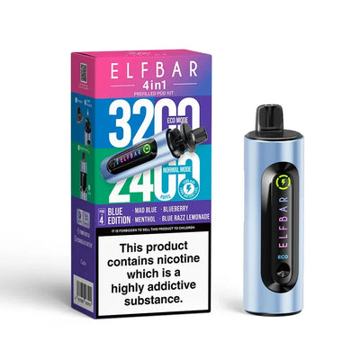 Elf Bar 4 in 1 Blue edition