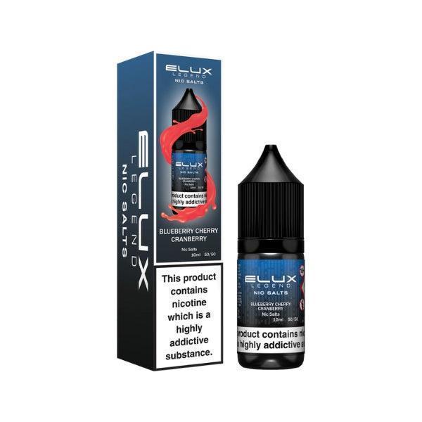 Elux Legend Blueberry Cherry Cranberry Nic Salt E-Liquids