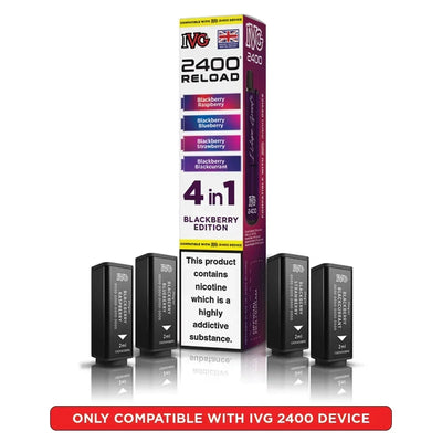 IVG 2400 Reload Pods Blackberry Edition