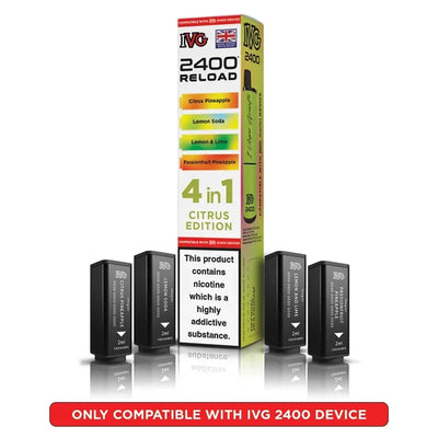 IVG 2400 Reload Pods Citrus Edition
