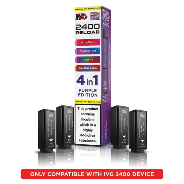 IVG 2400 Reload Pods Purple Edition