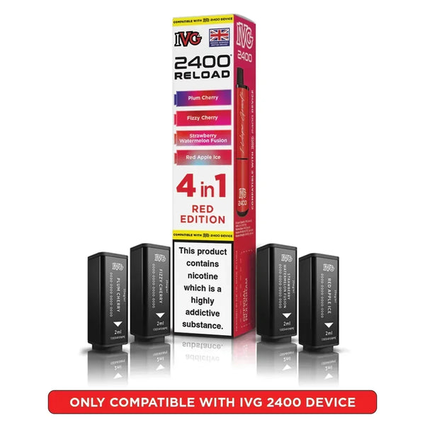 IVG 2400 Reload Pods Red Edition
