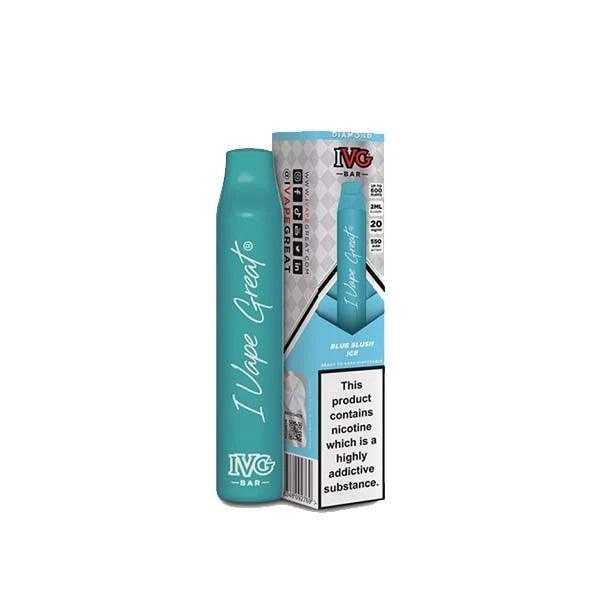 IVG BAR Disposable 20MG Salt Nicotine - Vape Connect Online