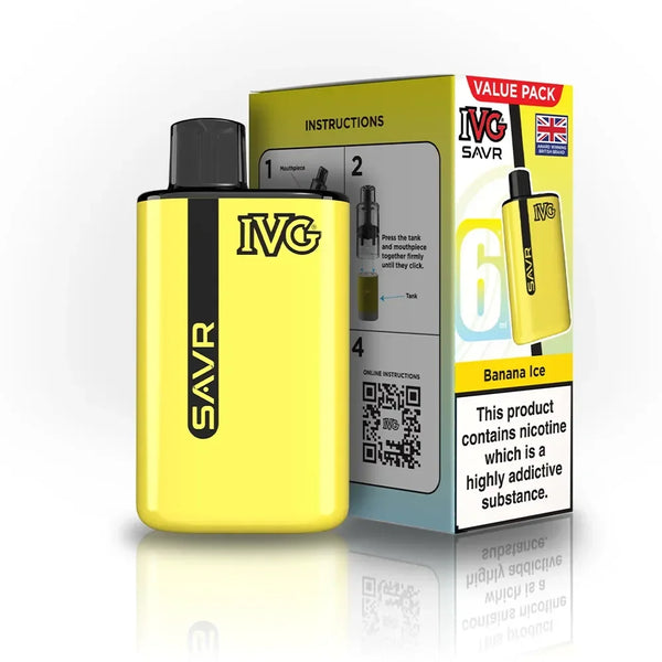 IVG SAVR Banana Ice Vape Kit