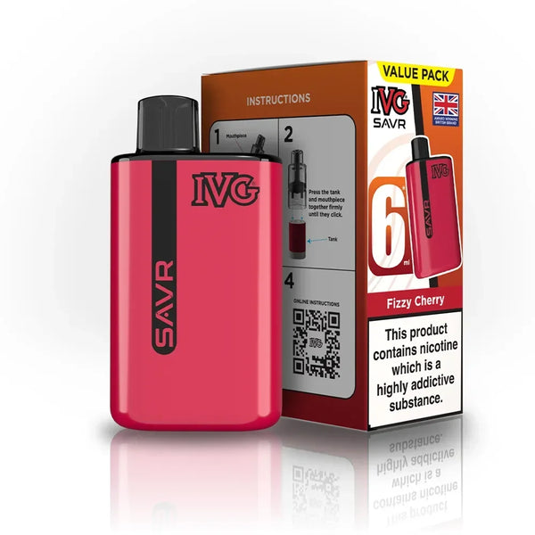 IVG SAVR Fizzy Cherry Vape Kit