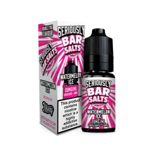 Seriously Bar Salts Watermelon Ice 20mg Salt Nicotine - Vape Connect Online