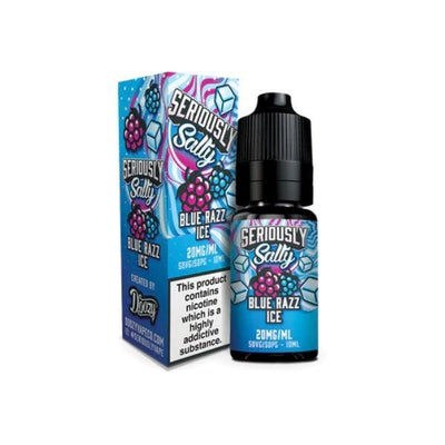Seriously Salty Blue Razz Ice Salt Nicotine - Vape Connect Online