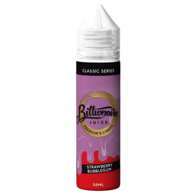Billionaire Strawberry Bubblegum Shortfill 50ML 0MG - Vape Connect Online