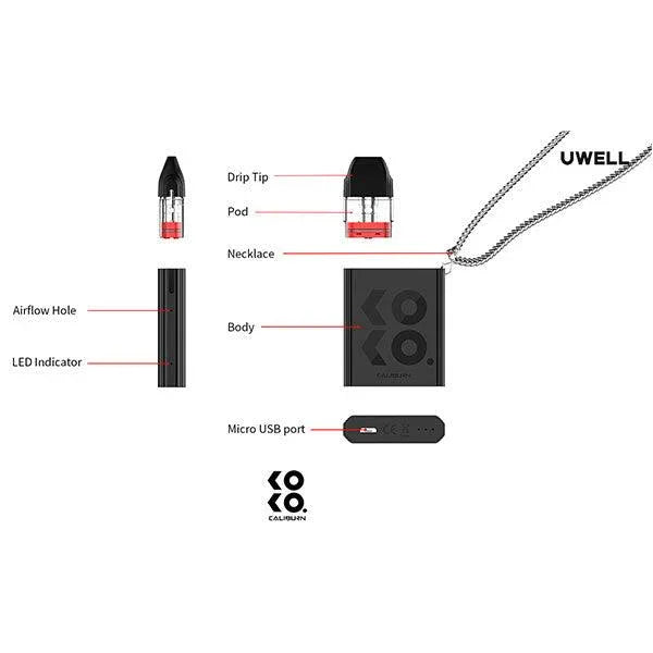 Uwell Caliburn KoKo Kit - Vape Connect Online