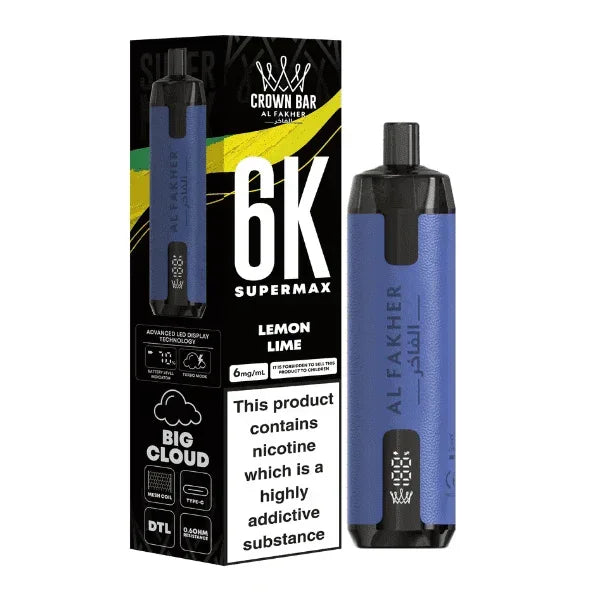 Al Fakher Supermax 6K Lemon Lime 