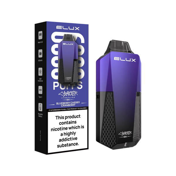 Elux Cyberover 6k Blueberry Cherry Cranberry