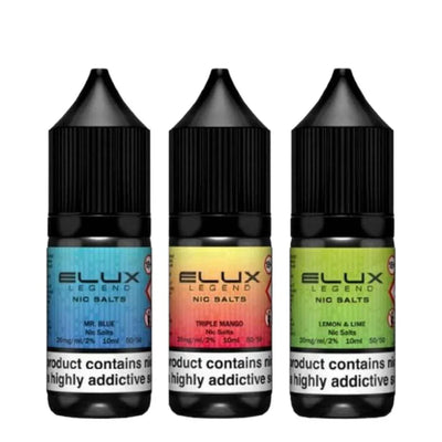 Elux Legend Nic Salt E-Liquids -  10mg and 20mg