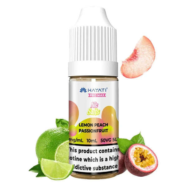 Hayati Pro Max Lemon Peach Passion Fruit Nic Salt 