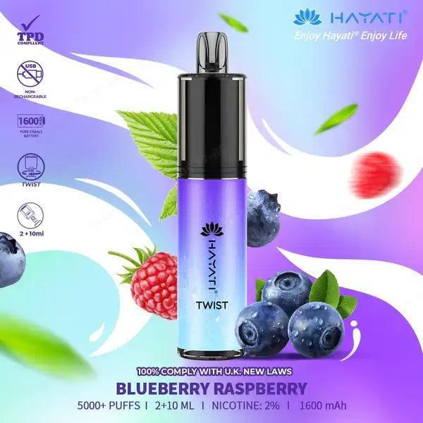 Hayati Twist 5000 Blueberry Raspberry 