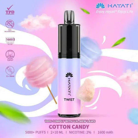 Hayati Twist 5000 Cotton Candy 