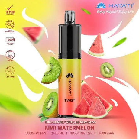 Hayati Twist 5000 Kiwi Watermelon 