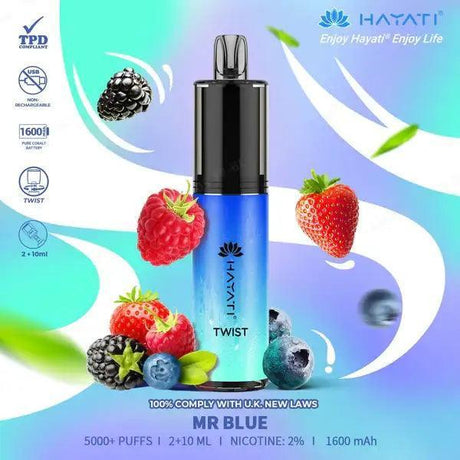 Hayati Twist 5000 Mr Blue 