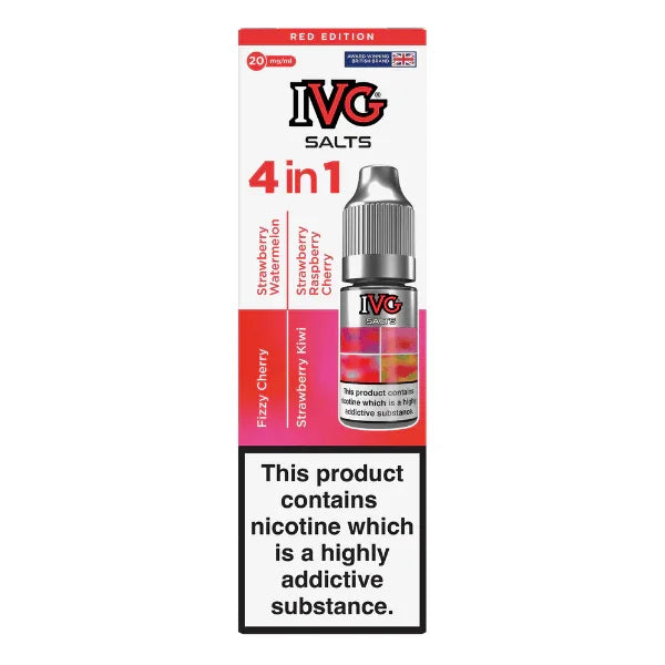 IVG 4 in 1 NIc Salt Red Flavour Edition