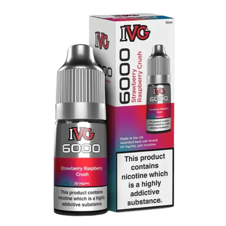 IVG 6000 Strawberry Raspberry Nic Salt