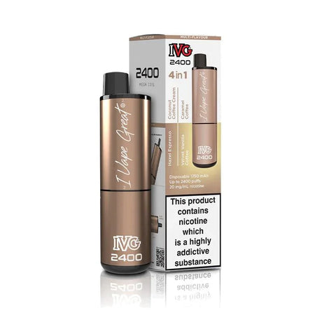 IVG 2400 Coffee Editon 4 in 1 Disposable Vape 
