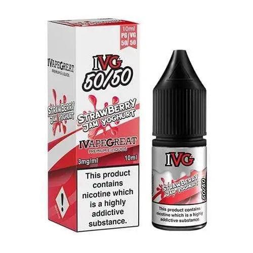 IVG 50/50 Strawberry Jam Yoghurt E-liquids