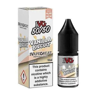 IVG 50/50 Vanilla Biscuit E-liquids