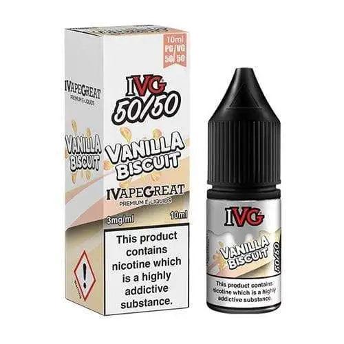 IVG 50/50 Vanilla Biscuit E-liquids