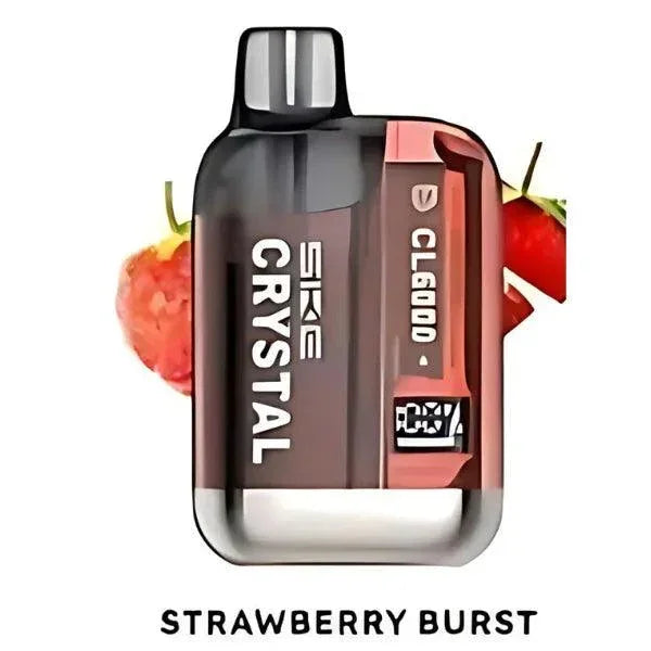 SKE Crystal CL6000 Disposable Vape Strawberry Burst 