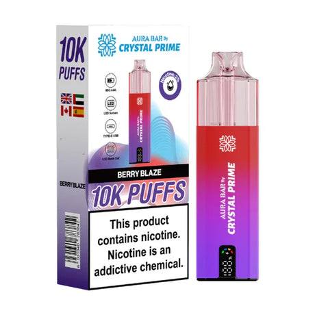 Aura Bar 10k Vape Kit by Crystal Prime