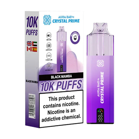 Aura Bar 10k Vape Kit by Crystal Prime