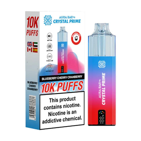Aura Bar 10k Vape Kit by Crystal Prime