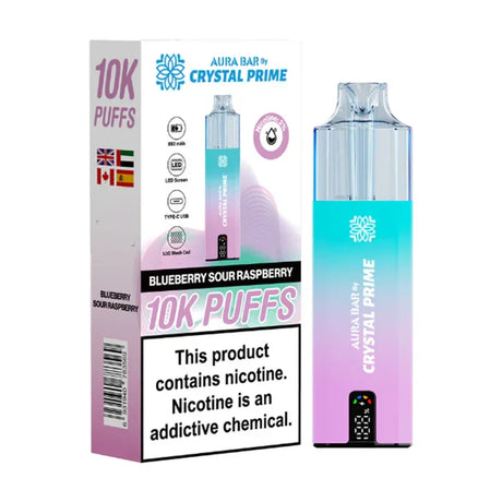 Aura Bar 10k Vape Kit by Crystal Prime