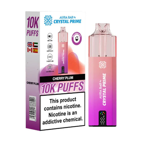 Aura Bar 10k Vape Kit by Crystal Prime