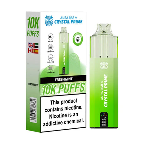 Aura Bar 10k Vape Kit by Crystal Prime