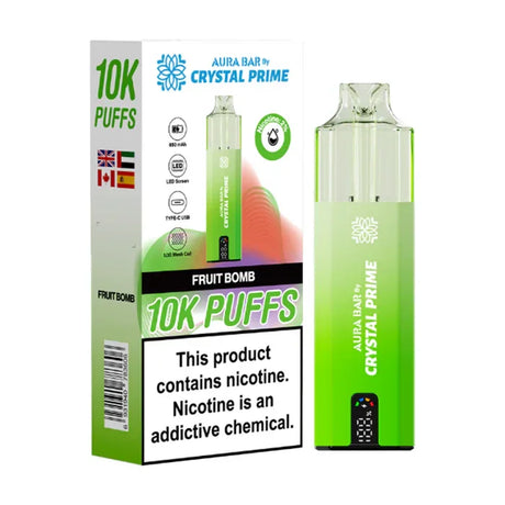Aura Bar 10k Vape Kit by Crystal Prime