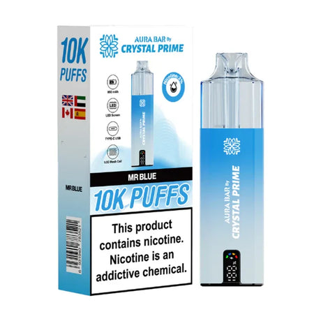 Aura Bar 10k Vape Kit by Crystal Prime