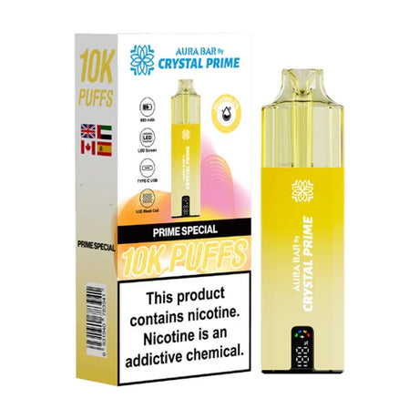 Aura Bar 10k Vape Kit by Crystal Prime