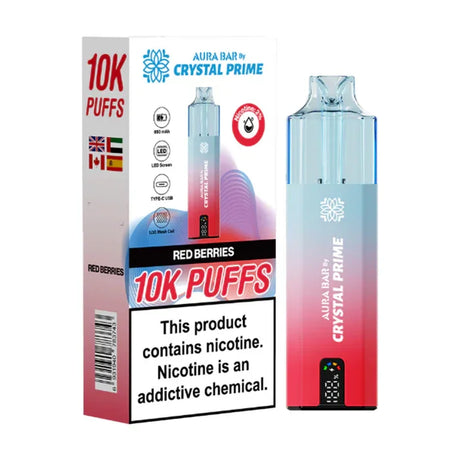 Aura Bar 10k Vape Kit by Crystal Prime