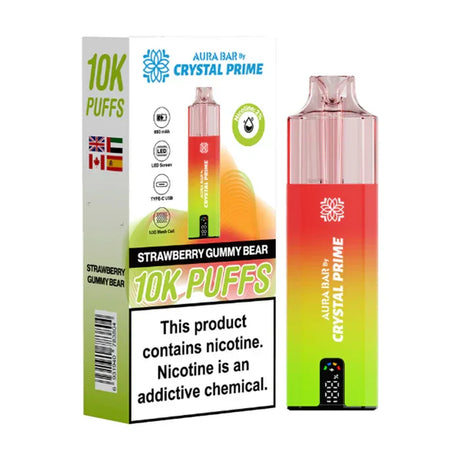 Aura Bar 10k Vape Kit by Crystal Prime