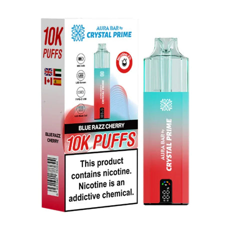 Aura Bar 10k Vape Kit by Crystal Prime