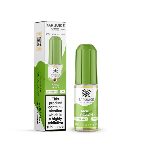 Bar Juice 5000 Apple Peach 20MG Salt Nicotine - Vape Connect Online